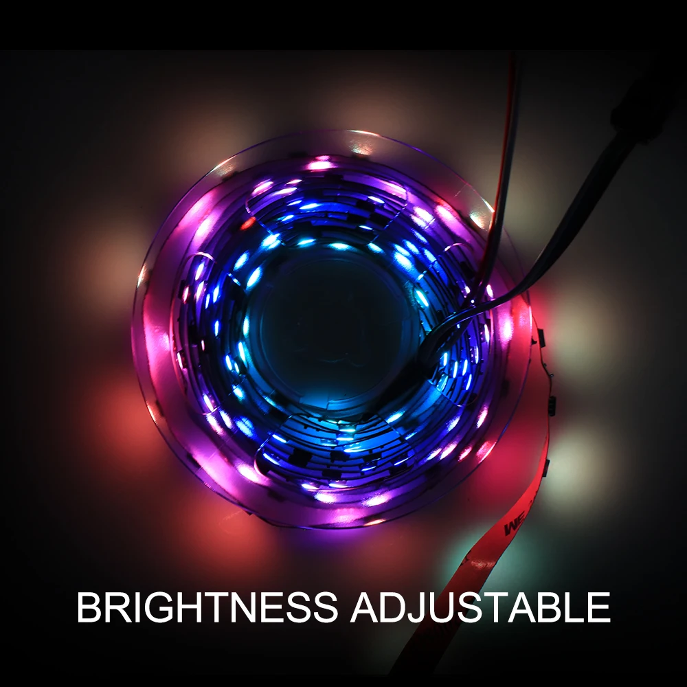 Цвет Мечты Светодиодные ленты с 21Key удаленные Bluetooth/музыка контроллер 12 В WS2811 полосы пикселей RGB свет IP30 1 м/2 м/3 м/4 м/5 м