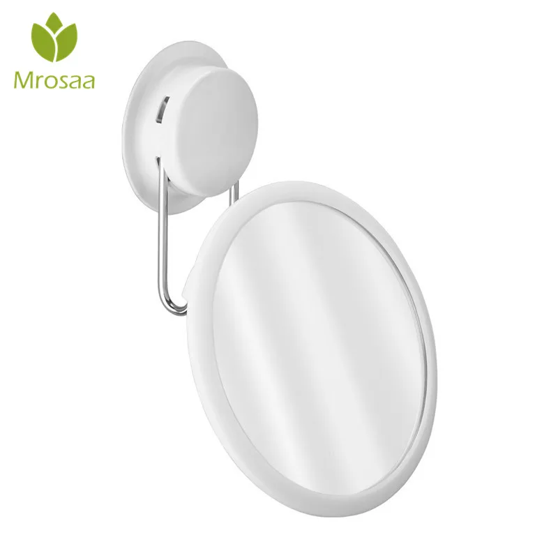 1 Pcs Mrosaa 360 دوران الالتصاق مرآة لمستحضرات التجميل ABS الحمام مرآة لوضع المكياج المرحاض انفصال حمام مرايا شحن اللكم