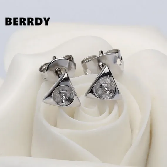 

Fashion Pearl Earrings Mountings, Earrings Findings, Earrings Settings Jewelry Parts Fittings Stud Earrings Accessories