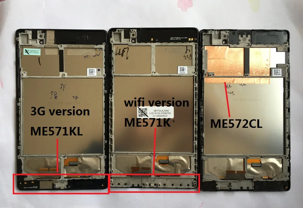 LCD Display Panel Screen Touch Screen Digitizer With Frame For ASUS Google Nexus 7 ME571 ME571KL
