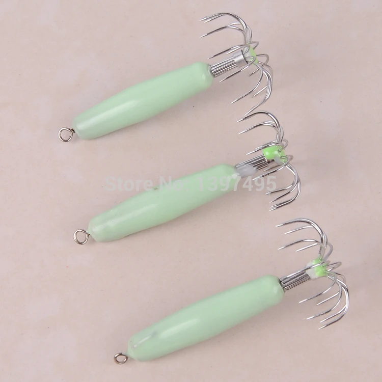 Glow 6 ШТ./24 г/64 мм кальмары крюк цилиндра убить поколение Абердин каракатицы aplysia