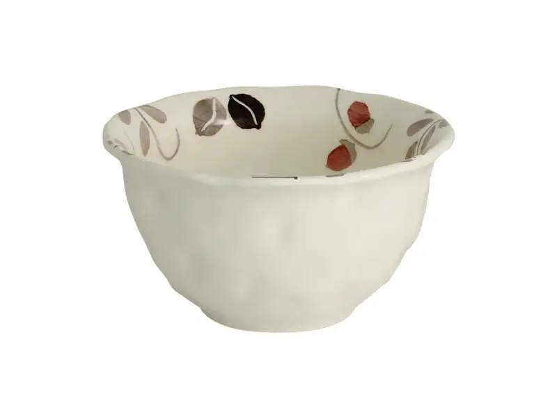 Салатник matceramica, Листопад, 15 см, кремовый