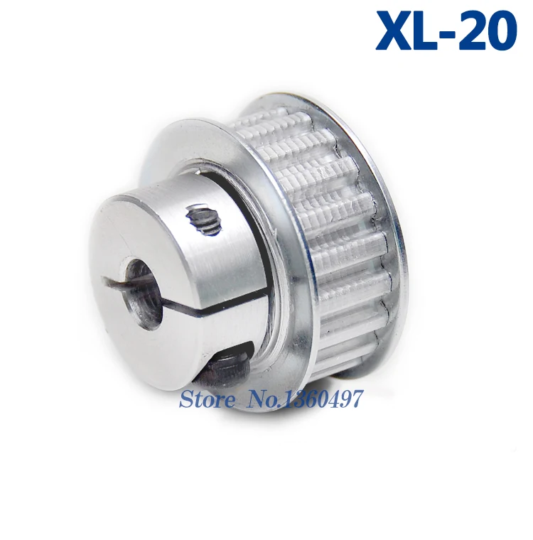 Новейший 20 зуб зажимного типа шкив синхронизации алюминиевый 3d принтер части XL20 зубы диаметр ширина 20 мм синхронный колеса шестерни