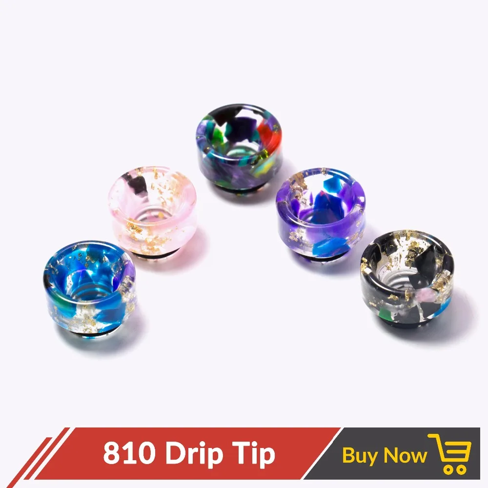 Quartz Banger 1 шт. эпоксидная смола 810 капельный наконечник с широким отверстием