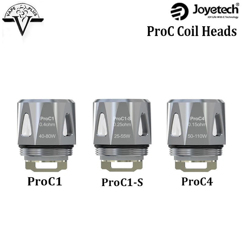 Joyetech ProC Coil Head ProC1 0.4ohm ProC1-S 0.25ohm ProC4 0.15ohm evaporator for ProCore Aries atomizer eVic Primo Mini 01