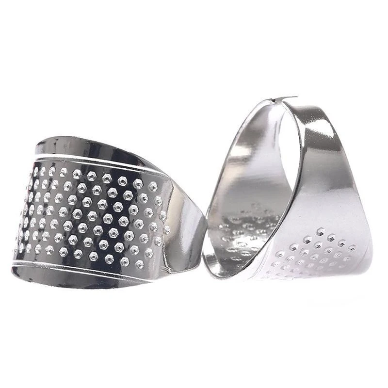 Silver Metal Sewing Thimble For Finger Protector Quilting Sewing Household Diy Crafts Accessories