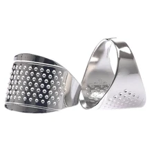1 шт./упак. бытовые швейные инструменты сделай-сам серебряное кольцо наперсток защита для пальца дома лоскутное шитье ремесла Инструменты