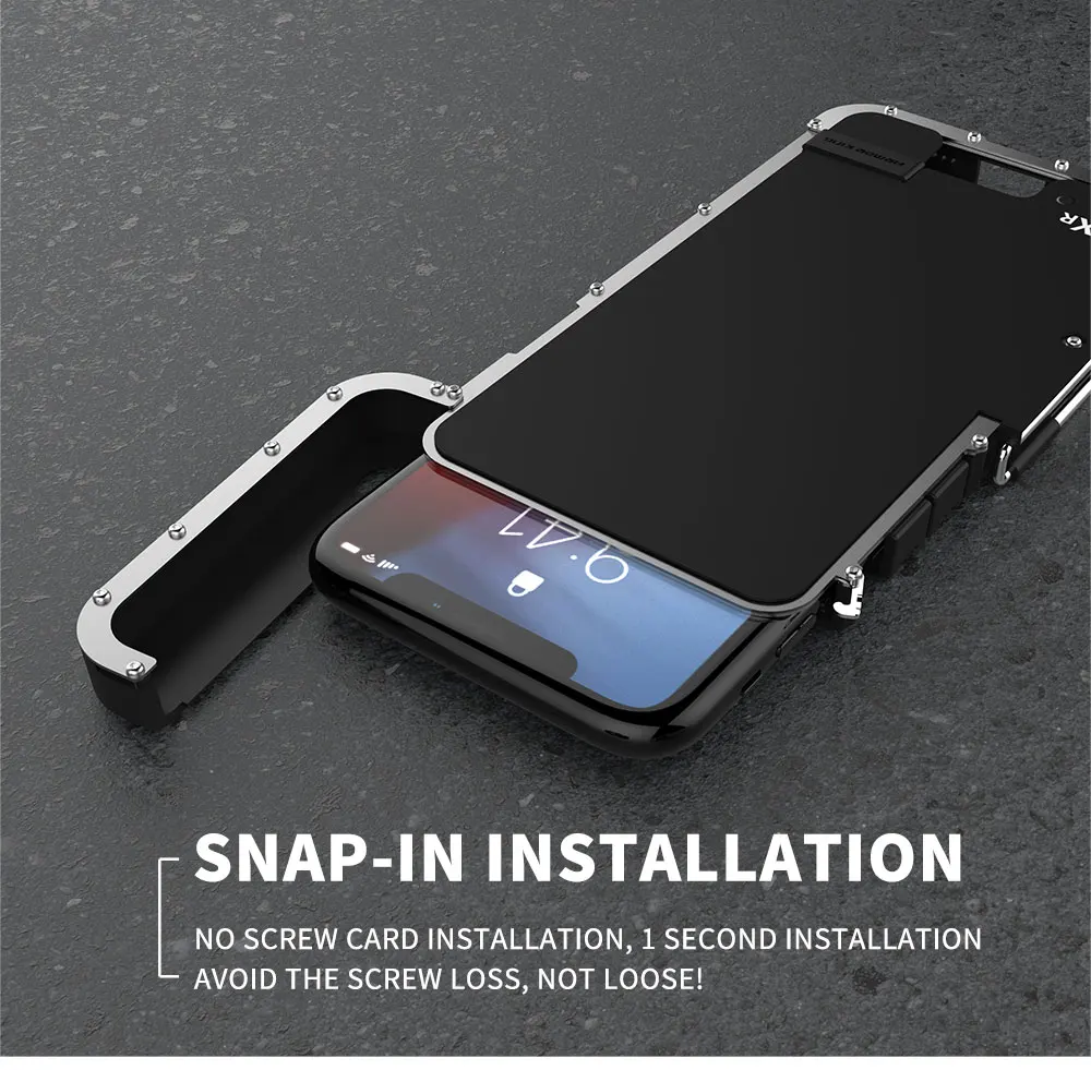 Homem de Ferro para Iphone Móvel para Iphone R-just Original Armadura Inoxidável xs Flip Telefone Case Metal Max xr x Rei Aço 7 Telefonia e Comunicação
