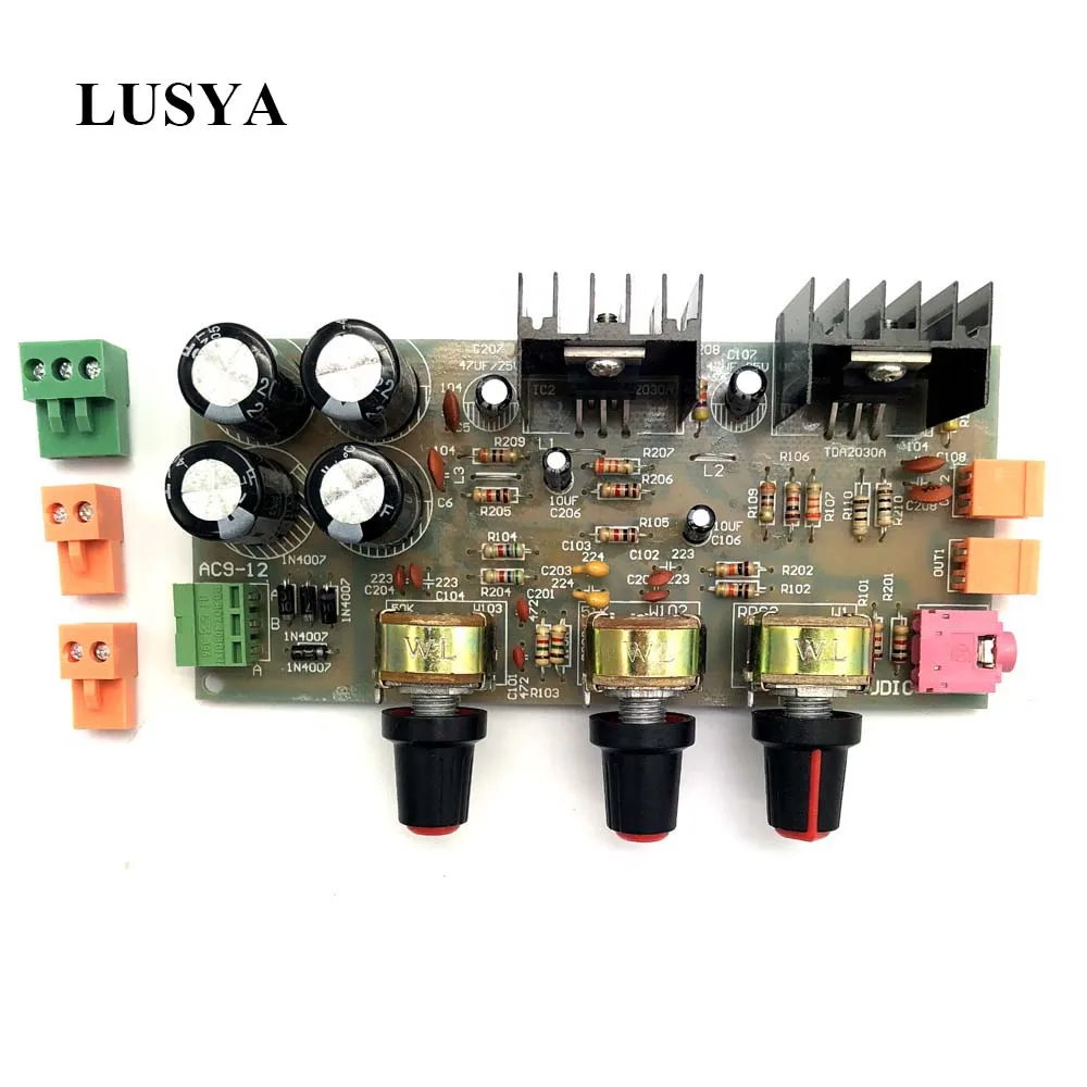 Lusya TDA2030A аудио усилитель 18 Вт + 2 0 канала стерео для дома DIY Наборы/готовая плата B3