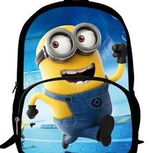 Лидер продаж аниме школьные ранцы 16-дюймовый шпилька милый рюкзак с изображением миньонов для детей; комплект с рисунком для рюкзак с фотоизображением для детей Подарки для мальчиков и девочек