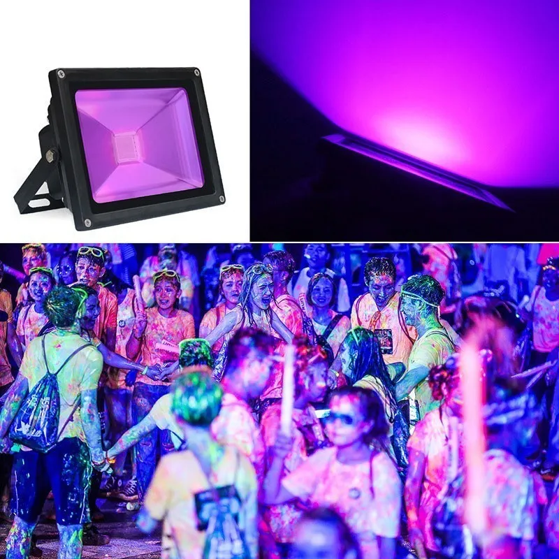 6pcs Lot Ac85 265v 10w 20w 30w 50w Uv Led Black Light Purple Lot Ac85 265v 10w 20w 30w 50w Uv Led