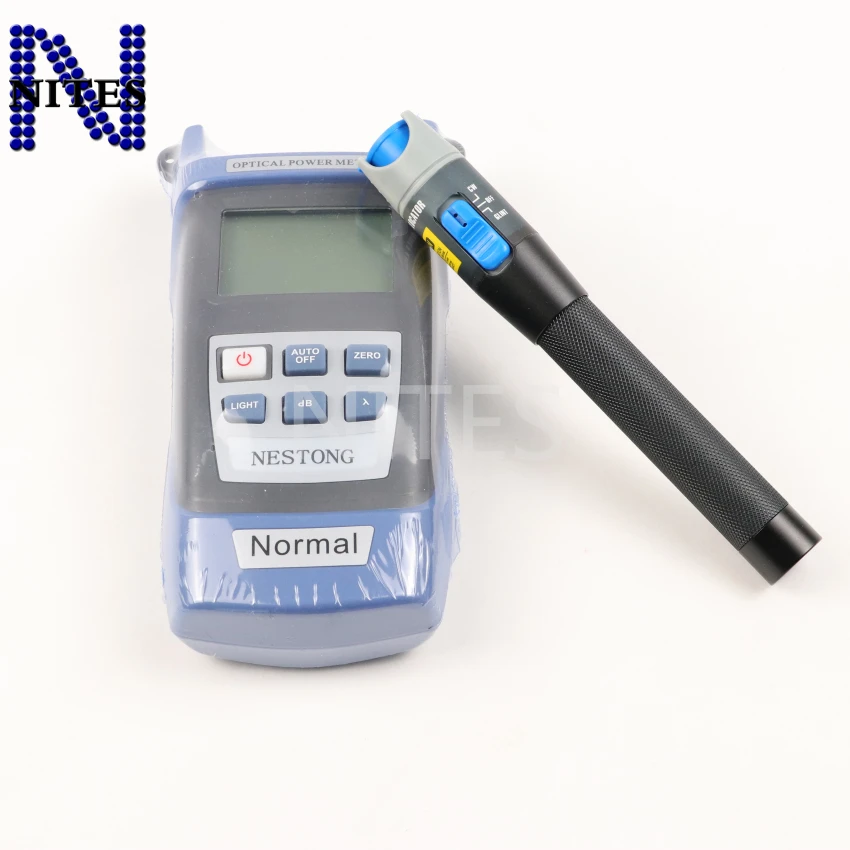 

2pcs/set Fiber Optic FTTH Tool Kit wit Optical Power Meter and 5km Red light pen use for measurement in fiber optic systems