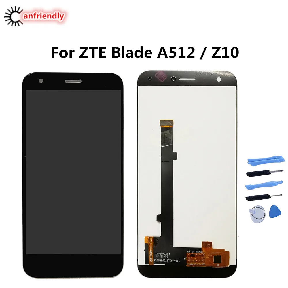 ЖК дисплей 5 2 дюйма для ZTE Blade A512 Z10 сменный сенсорный экран дигитайзер в сборе