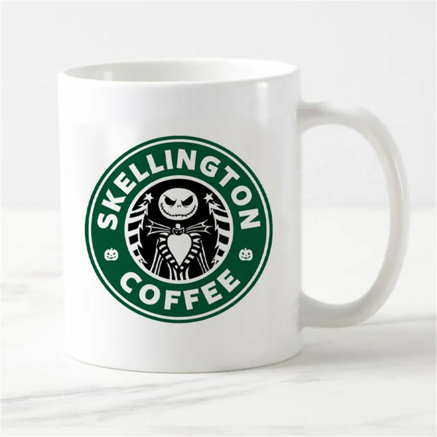 

Novelty Christmas Nightmare Before Christmas Jack Skelley Coffee Cup Office Ceramic Mug Creative Christmas Halloween Gift Home T