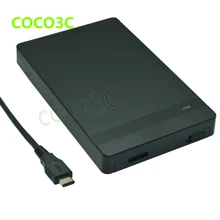 Tool Free USB 3.1 Type-C SATA 3.0 External Box USB-C to 2.5″ HDD SSD Mini Enclosure SATA Hard Drive Case