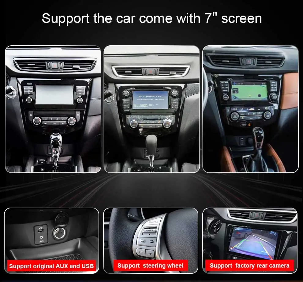 Discount Eunavi Car GPS Radio Player Android 9.0 For Nissan X-Trail Qashqail 2014 -2017 With Octa Core 4GB+32GB Stereo Multimedia 4
