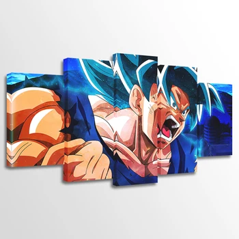 

Modern Canvas Dragon Ball HD Printed Painting Modular Poster Wall Art Sea Wave Seascape Pictures Home Decor Framework