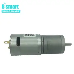 Bringsmart оптовая продажа низкооборотный двигатель мини-электродвигатель 12 V до 24 V высокий крутящий момент постоянного тока редукторный