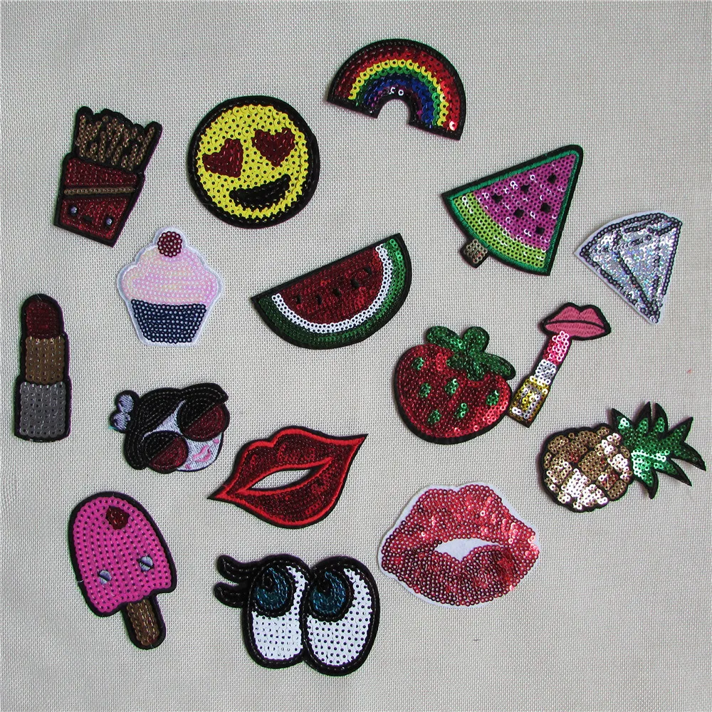 1pcs sell high quality paillette patch hot melt adhesive applique 1pcs sell high quality paillette patch hot melt adhesive applique