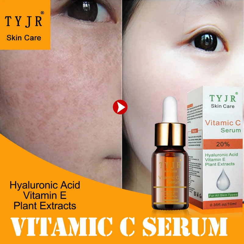 Jual 10 Ml Vitamin C Serum Wajah Pemutih Kulit Perawatan Pelembab Anit Penuaan Anti Kerut Firming Face Serum Perawatan Kulit TSLM2