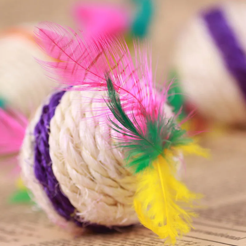Hot-selling-Cat-Dog-Toy-Ball-Interactive-Pet-Cat-Ball-Toys-Sisal-Rope-Weave-Ball-Teaser-Play-Chewing-Rattle-Scratch-Sisal-and-feathers-Ball-Training-Pet-Supplies-PT0075 (8)