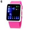 Hot Sales Popular Mens Womens Binary Number Blue LED Wristwatches Silicone Band Quartz Wrist Watch NO181 5V4Y ► Photo 2/6