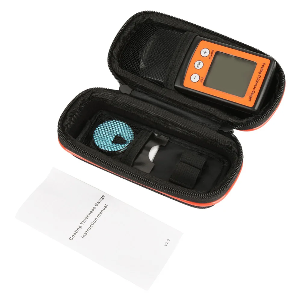 

1 Set Thickness Meter CM8801FN LCD Portable Digital Paint Coating Thickness Auto Tester Measuring Gauge Meter New