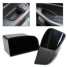 DWCX 2 шт. Черная передняя дверь контейнер подлокотник коробка для хранения держатель для Audi A4 Q5 2012 2013 только левый руль
