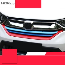 LSRTW2017 car front grill net trims for honda crv CR-V 2017 2018 5th generation