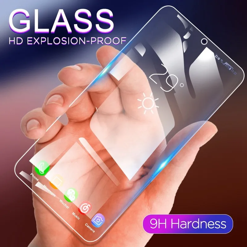 Закаленное стекло 3 шт./лот для Samsung Galaxy A50 A70 A30 A20 A10 A40 A60 A90 A80 M30 M20 M10 Защитная пленка