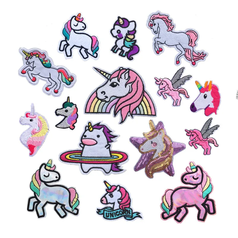 Explosions Unicorn Combination Embroidery Cloth DIY Clothing Subsidy Hot Products D-018