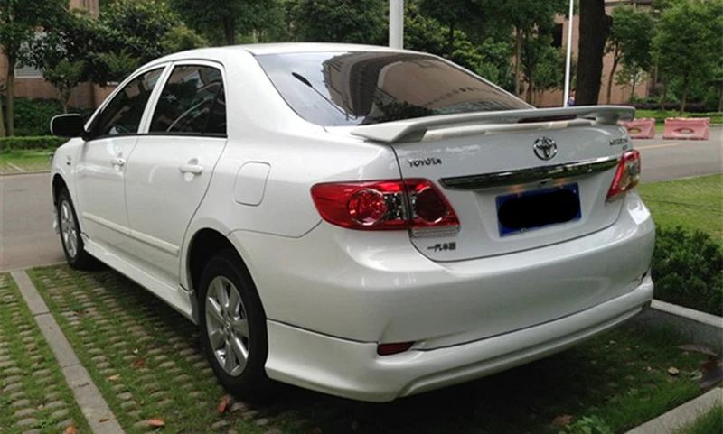 Для украшения автомобиля Toyota Corolla 2006 2013 спойлер для багажника из АБС