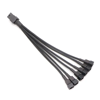 

PCI-E 6Pin to 6x 3Pin 4Pin Fan Power Adapter Cable