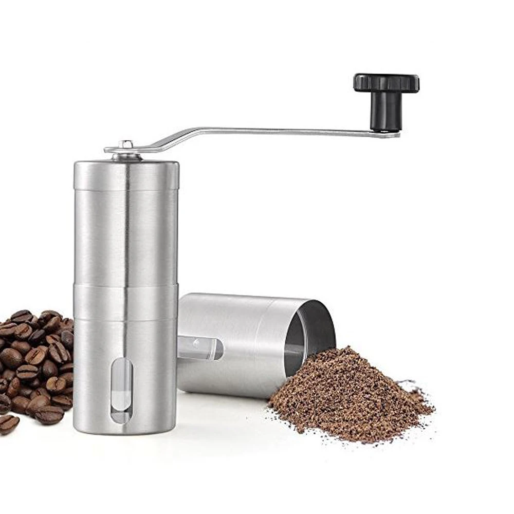 Manual Coffee Grinder Stainless Steel Coffee Grinders Coffee Mill Machine Portable Hand Burr Grinders Manual Tool Manual Coffee Grinder Stainless Steel Coffee Grinders Coffee Mill Machine Portable Hand Burr Grinders Manual Tool
