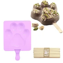 Форма для льда силиконовая форма для изготовления мороженого формочки для льда в виде фруктового льда кубики с палкой лоток ледяной заморозки L0424