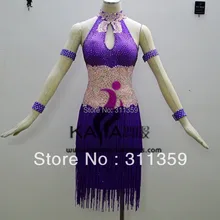 KAKA-L130403, Для женщин Одежда для латинского танца, Девушки Сальса практические занятия танцами платье Танго, Самба Румба Чача платье для танцев, Латинской платье для танцев