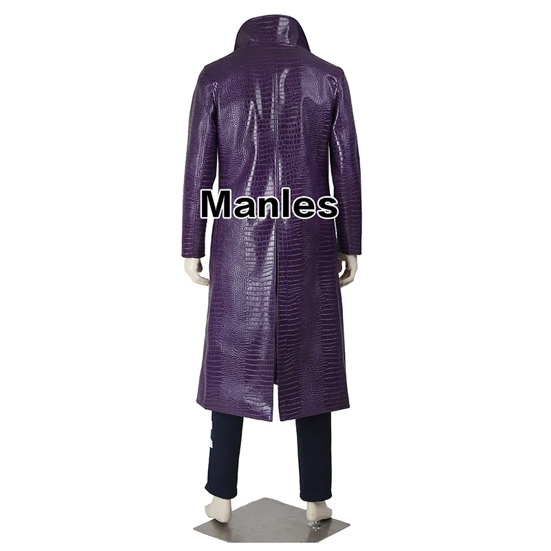  DC Comics Movie Joker Cosplay Costume Batman Joker Costume Men Joker Trench Joker Outfit Halloween 