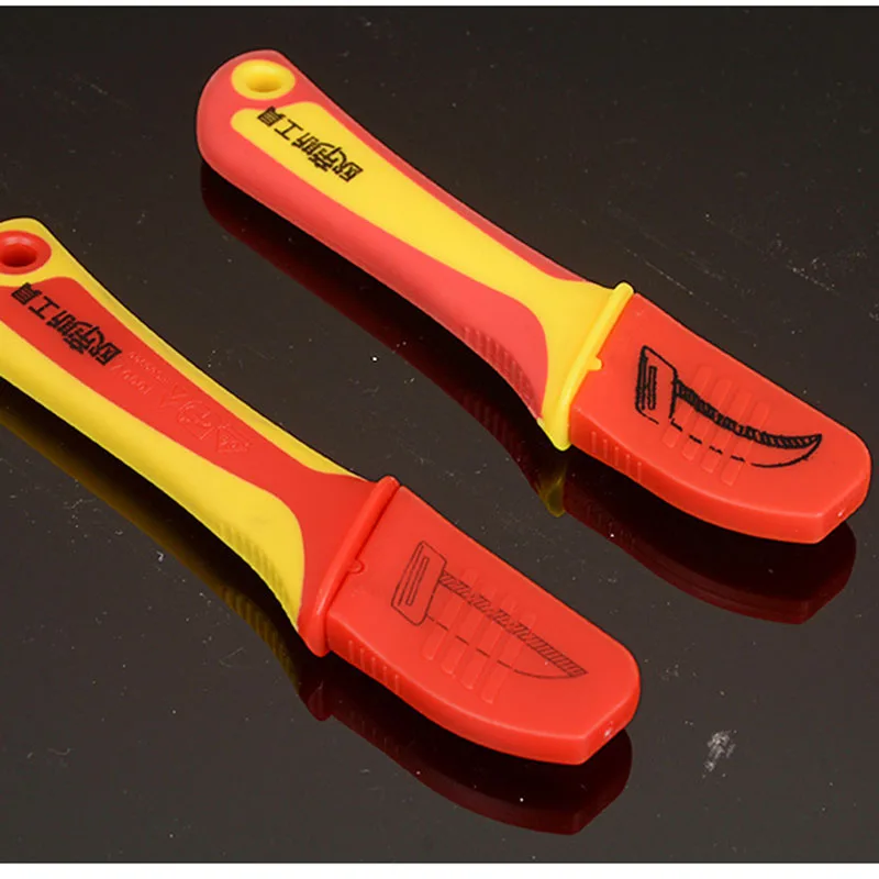 Hot Sale Rush New Cutting Ferramenta Alicate 1pc Stripping Cutter Cable Electrical Insulation Knife Electrician Hand Tools 5