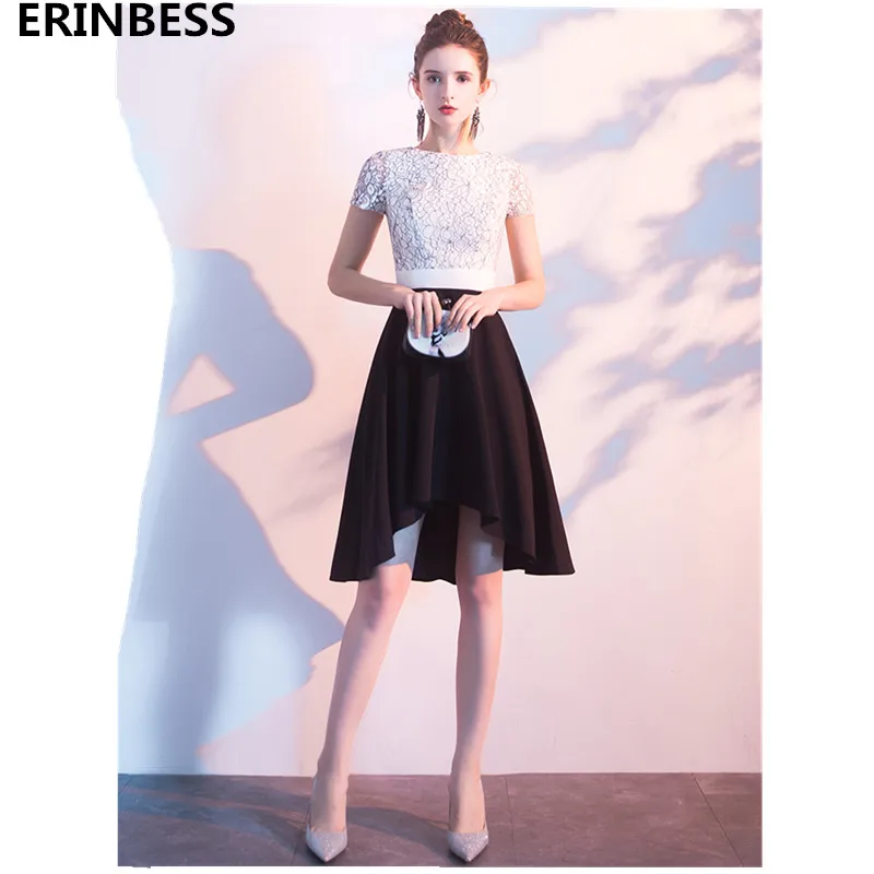 Винтажное короткое платье с коротким рукавом для выпускного вечера 2020 Vestido De Festa