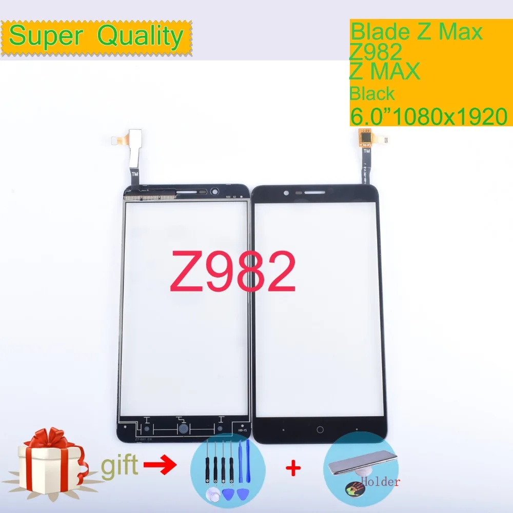 

Original Touch Screen Digitizer For ZTE Blade Z Max Z982 Touch Panel Touchscreen Lens Front Glass Sensor NO LCD Z 982 6.0"