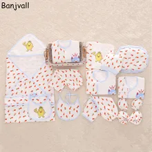 17 шт./компл., Одежда для новорожденных, Подарочный комплект, нижнее белье, костюмы, толстый теплый комплект одежды для младенцев, Новое поступление года, модный стиль