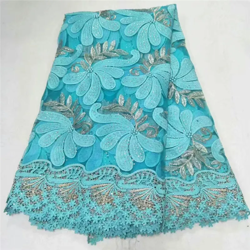 

Latest Beaded Lace Fabric 2018 Fashion African Lace Fabric Tulle African French Lace Fabric High Quality Nigerian Fabrics WD9228