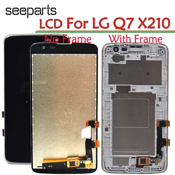 

100% Tested 5.0" New For LG Q7 X210 X210DS Touch Screen Digitizer Assembly Replacement Parts For LG Q7 X210 LCD Free Shopping
