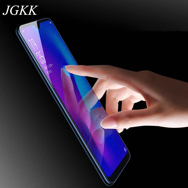 

JGKK Anti-blue Matte Tempered Glass for OPPO R17 Transparent Frosted Anti Blue Screen Protector for OPPO R17 Protective Film