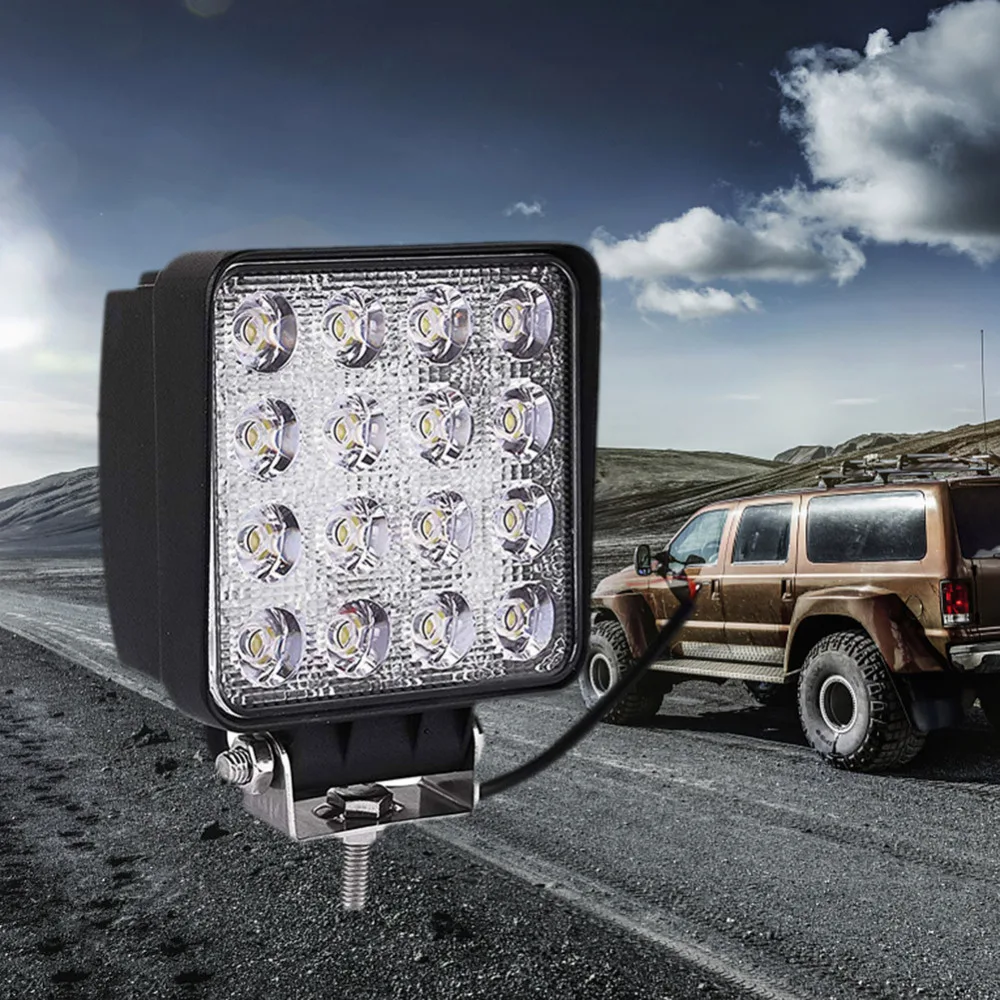 16LED квадратный машинка для стрижки 48 Вт инженерно-светильник