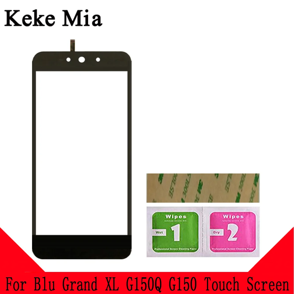 Black No Tools Keke Миа 5," мобильный сенсорный экран для Blu Grand XL G150Q сенсорный экран сенсор дигитайзер Панель переднее стекло инструменты - Цвет: Black No Tools