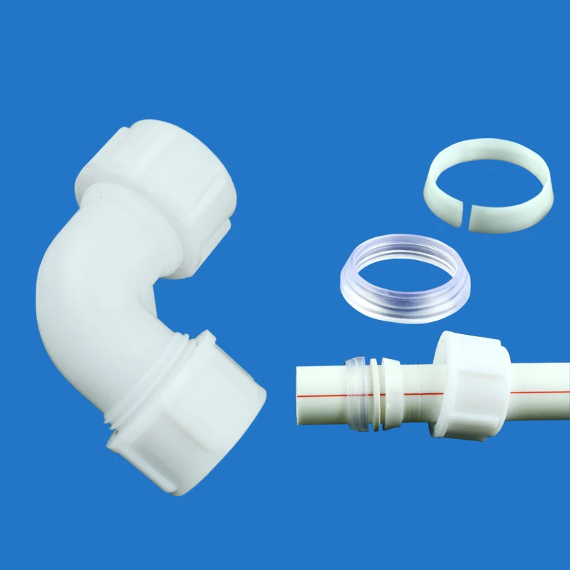 Drainage pipe Vegetable greenhouses Elbow water pipe joints Quick