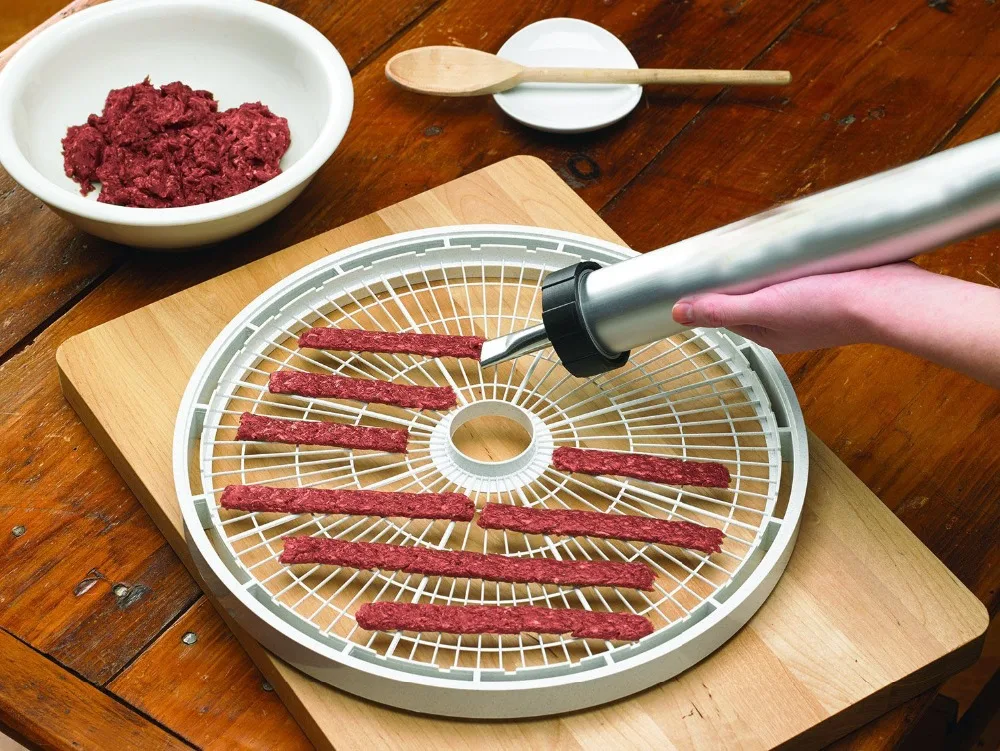 Бесплатная доставка Jerky Gun алюминиевая трубка держит 1 5 фунта молотый мясо
