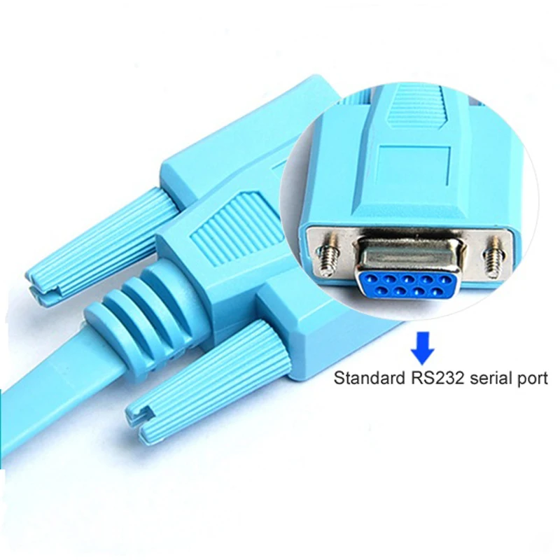 1,5 м Длина RS232 для RJ45 консольный кабель для Маршрутизаторы модем RJ45 для RS232 безобрывный кабель