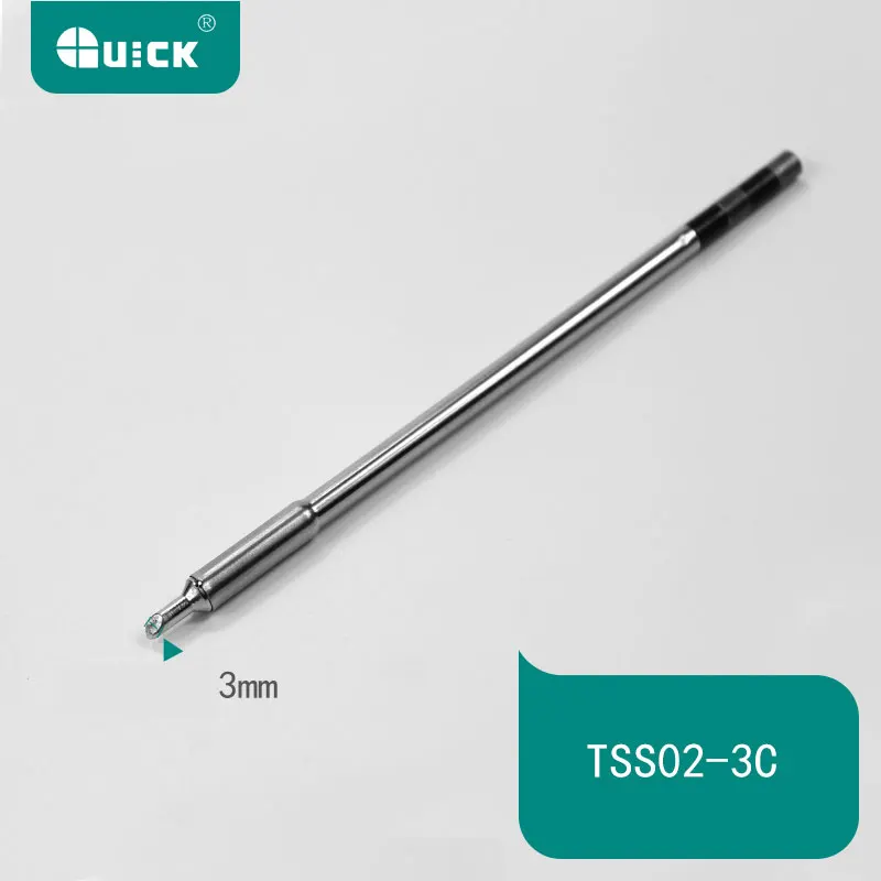 Быстрый TS1200A бессвинцовый Железный кончик паяльника ручка для сварки инструменты TSS02 Электрический паяльник головка